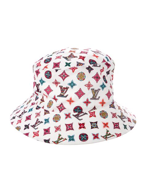 louis vuitton bucket hat white|louis vuitton monogram bucket hat.